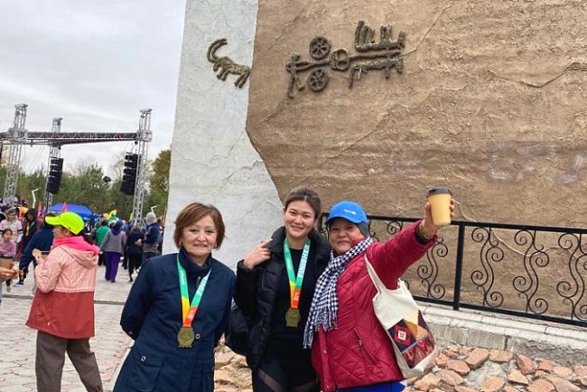 KRSU teacher won the marathon «Healthy nation – prosperous country»